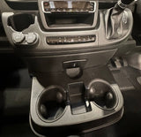 Fiat Ducato Van-X Black Cupholder Console | Stylish & Practical Upgrade for Motorhomes & Campervans