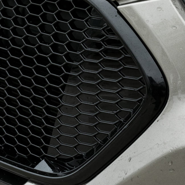 For  Ford Transit Custom Gloss Black Honeycomb Grille Set - Pre-Painted and Ready to Fit