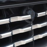 Airson Ford Transit Custom Front Grille Trims Styling Aghaidh Chrome Matte (7Pcs) 2012 - 2018 MK1 air a pheantadh agus deiseil airson uidheamachadh