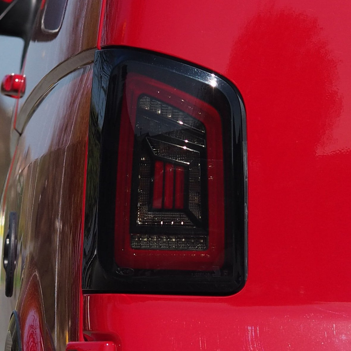 VW T5 Transporter MK3.1 Van Barndoor LED Rear Lights Smoked Ideal LED ...