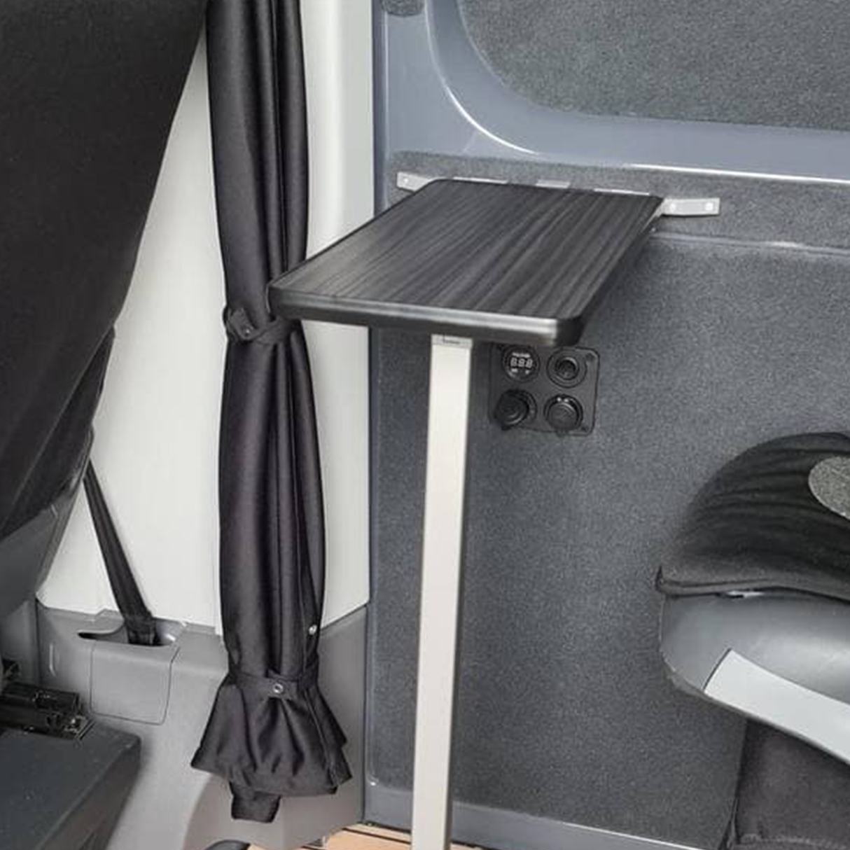 MAN TGE / New Crafter Cab Divider Curtain Kit Campervan Conversion