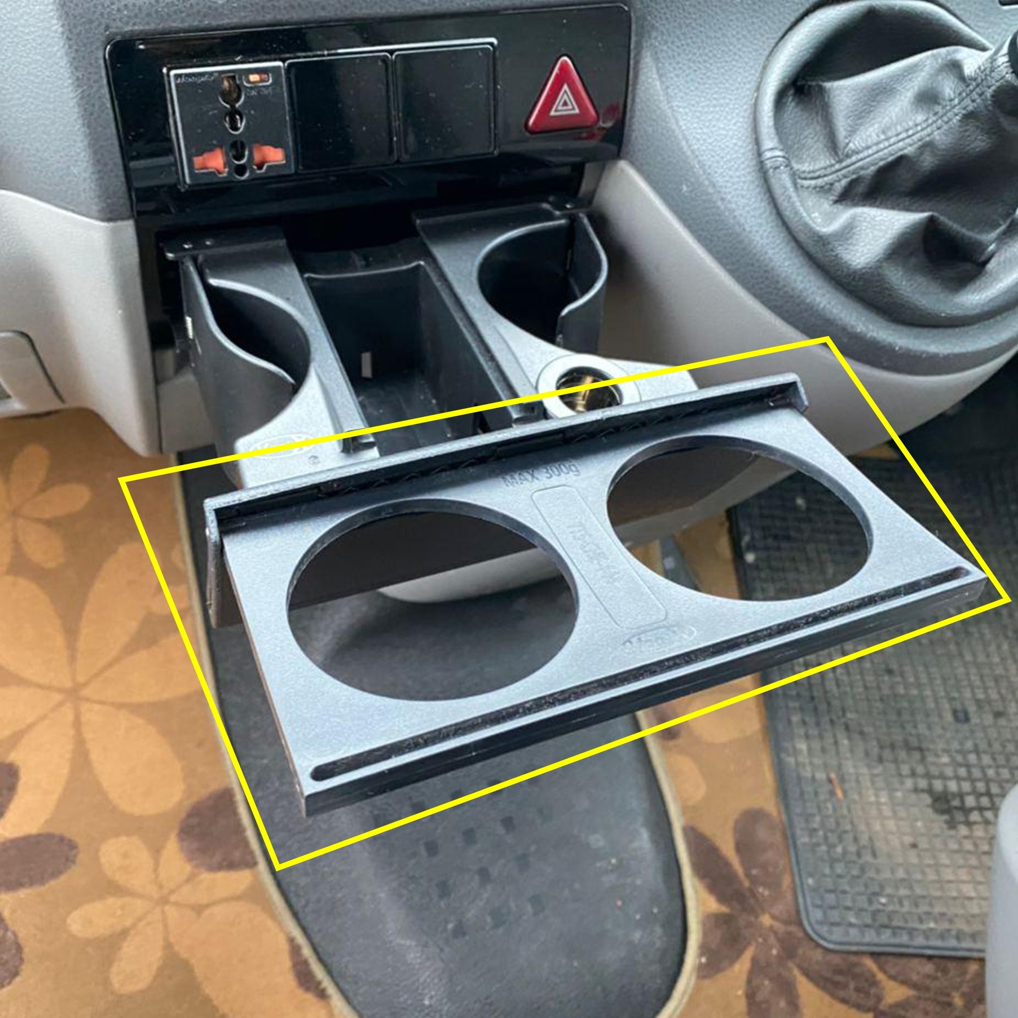 VW T5/T5.1 Addon 2x Cup Holder Extension VanX