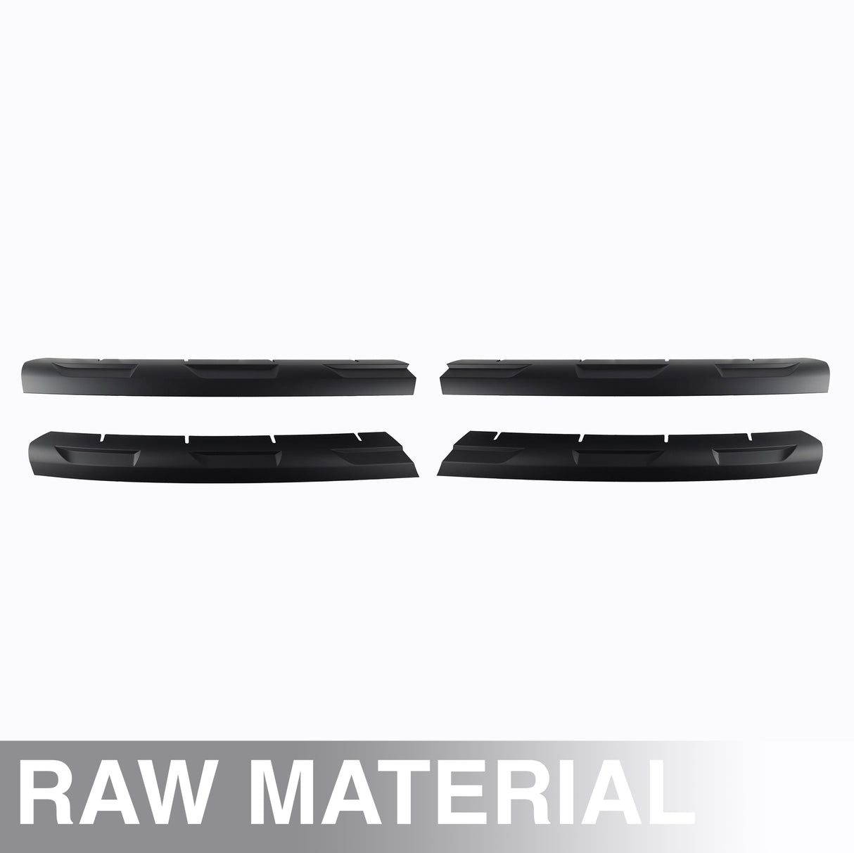 VW Transporter T6 Front Grille Trims Set of 4 - Raw Material