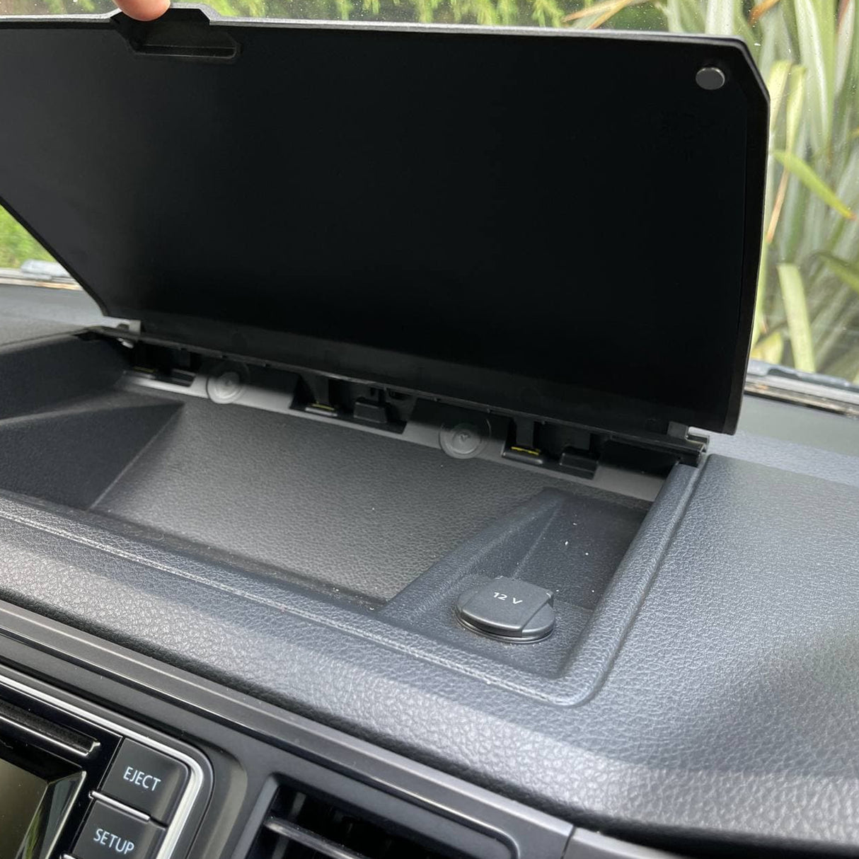 Sealladh deas-bhòrd comhfhurtachd van VW T6 Top Dash Console Lid ùrachadh as ùire airson ùrachadh taobh a-staigh van camper-T6