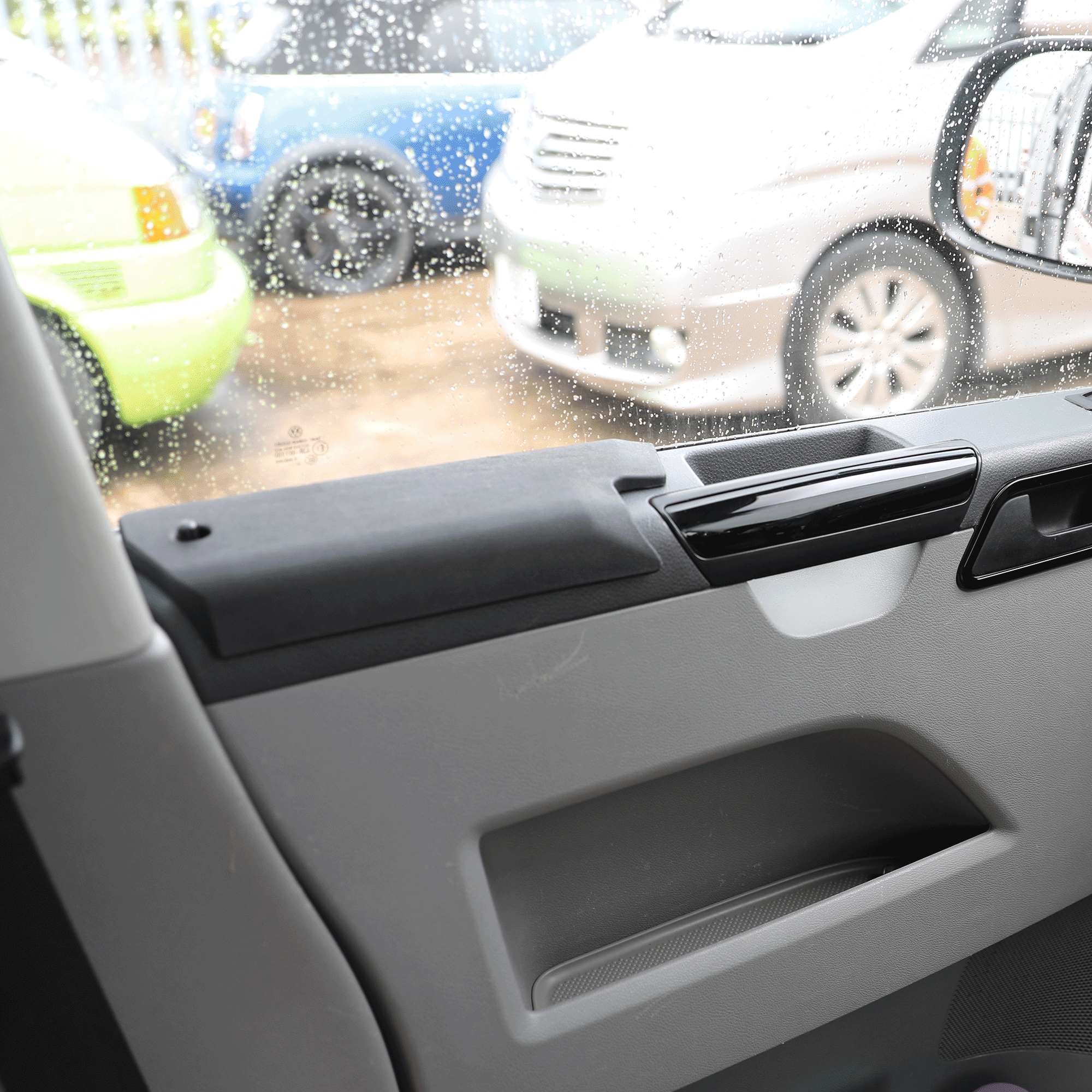 VW T5, T5.1 Transporter Door Card Arm Rest PU Foam campervan ideas – Van-X