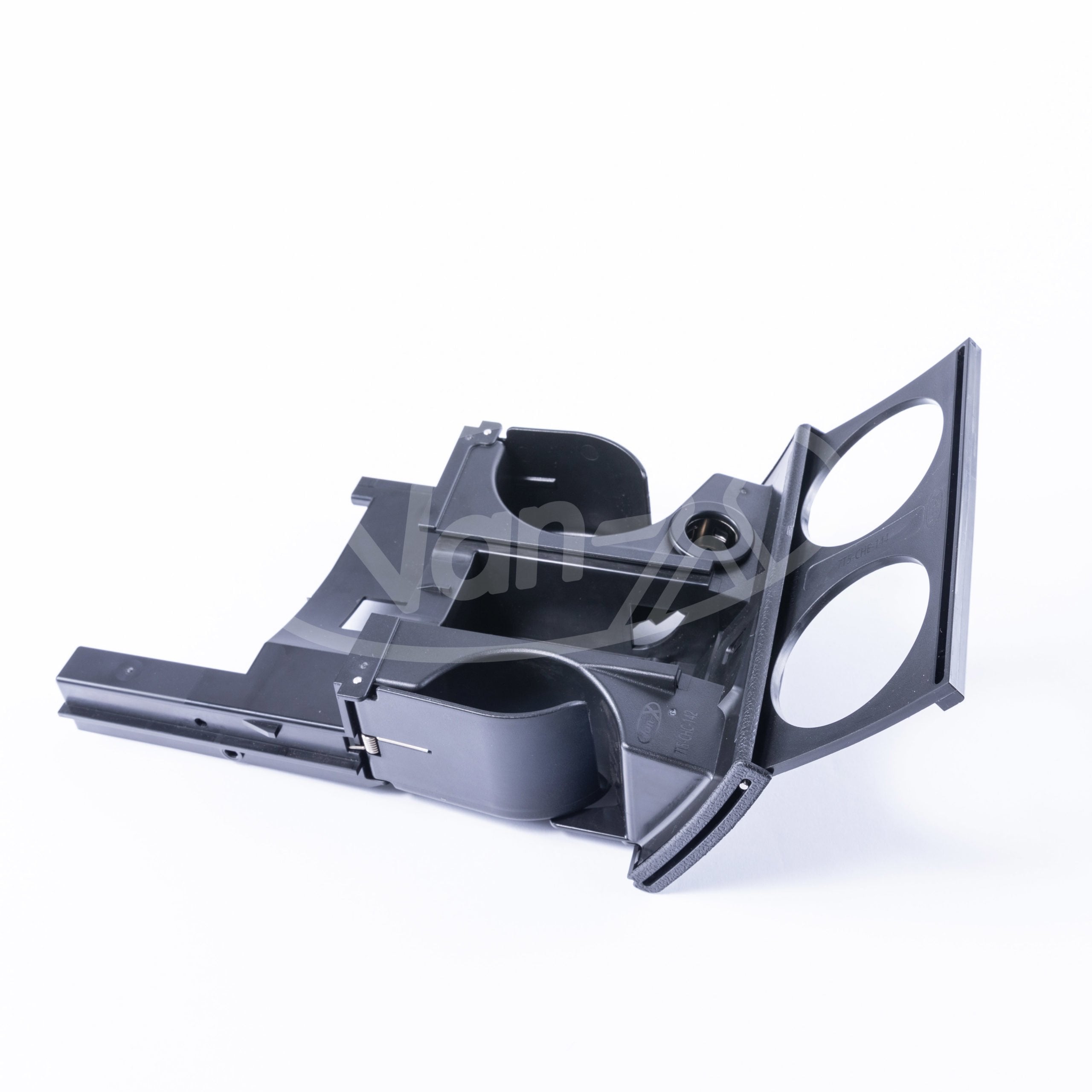Black Center Console Coin & Drink Holder For VW T5 T5.1 Transporter (2003-2015)