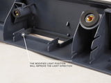 VW T5, T5.1 Barn Door Rear Number Plate Unit Modified Version - Primer