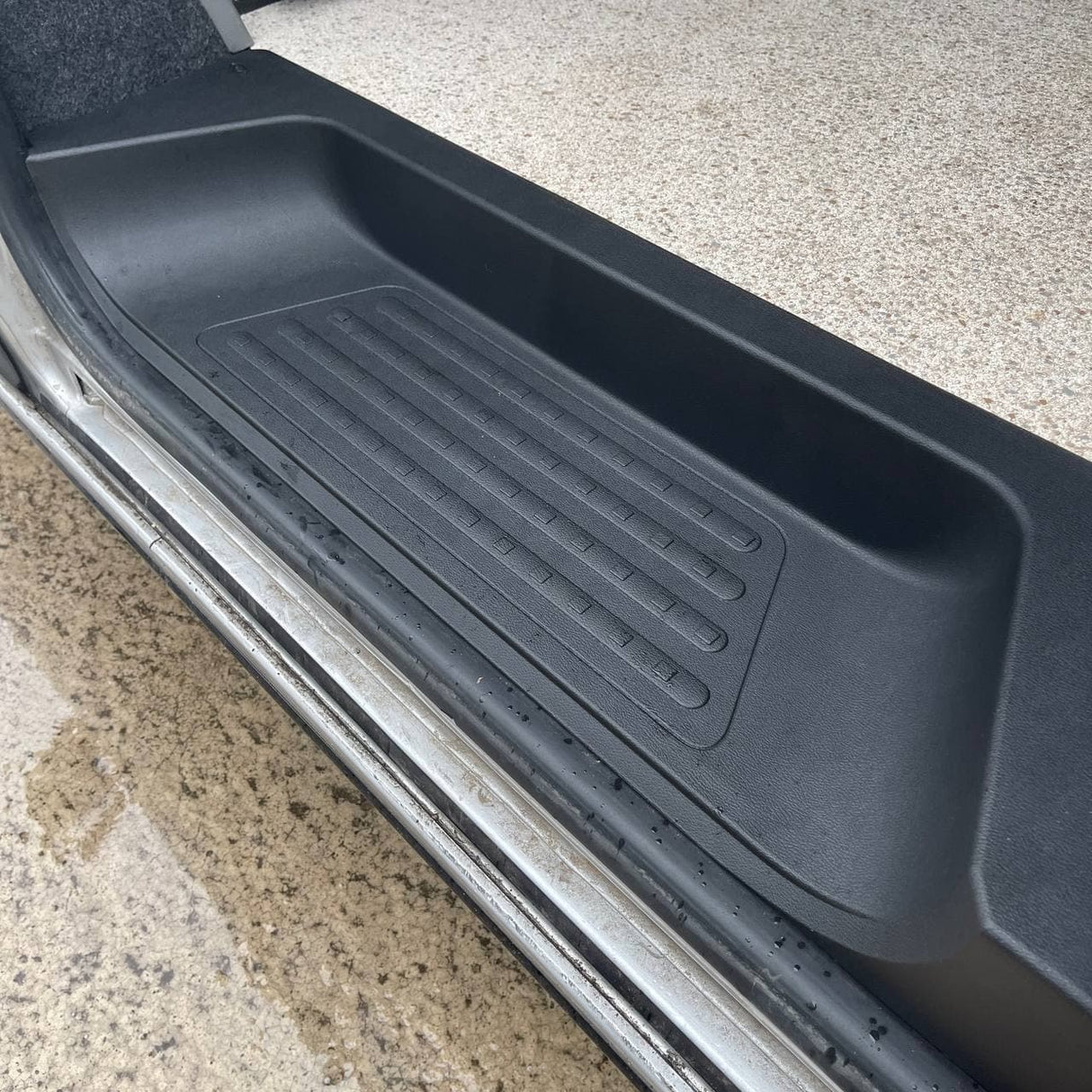 VW T6 Transporter Side Loading Door Step V3 17mm Extra Deep with Storage Compartment