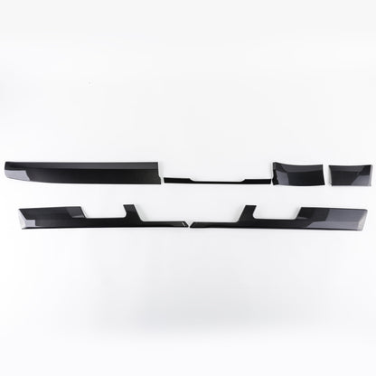 VW T6 Lower Dash Styling Trims - Silver Dots Effect