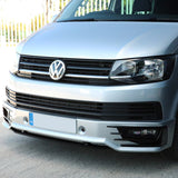 VW T5.1 Transporter Front Sportline Spoiler T5-X Styling Air a pheantadh agus deiseil airson a dhol a-steach do 3 roghainnean dath