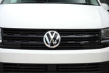 Trims grill aghaidh VW Transporter T6 R-Line - gleansach dubh air a pheantadh agus deiseil airson a bhith iomchaidh