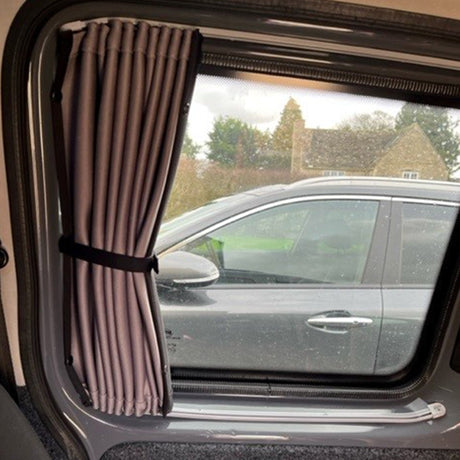 VW Caddy Premium 1 x Side Sliding Door Window Curtains Van-X