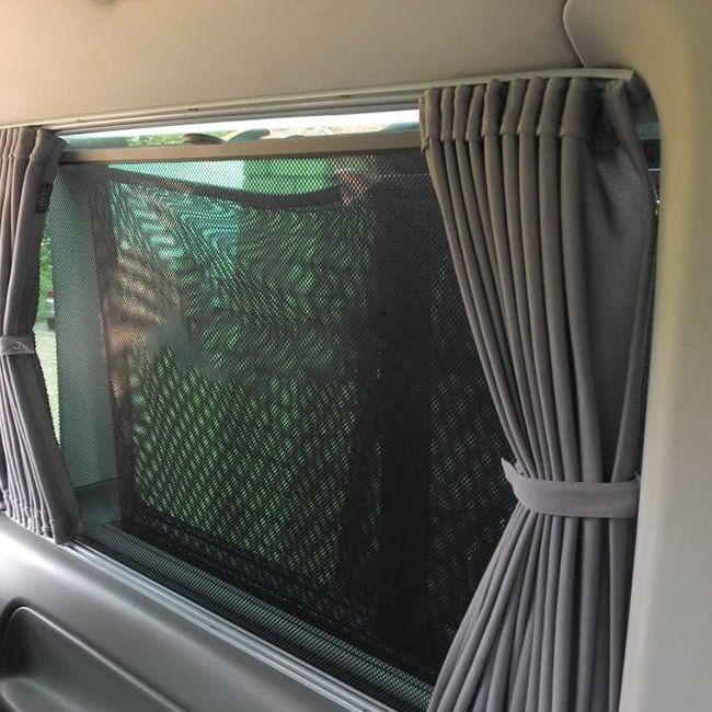 Vauxhall Vivaro Window Curtains Eco-Line 4 x Side 1 x Barndoor Curtains