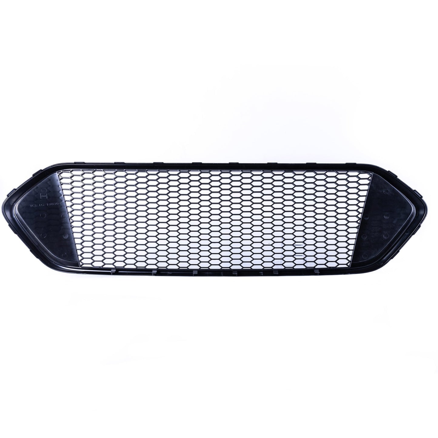 For Ford Transit Custom Complete Front Honeycomb Grille Set -  Gloss Black Top Grille, Matte Black Lower Grille Bundle ONLY Painted and Ready to Fit