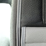 Airson Ford Transit Custom Single / Caiptean Seat Leatherette Back Seat Eagraiche