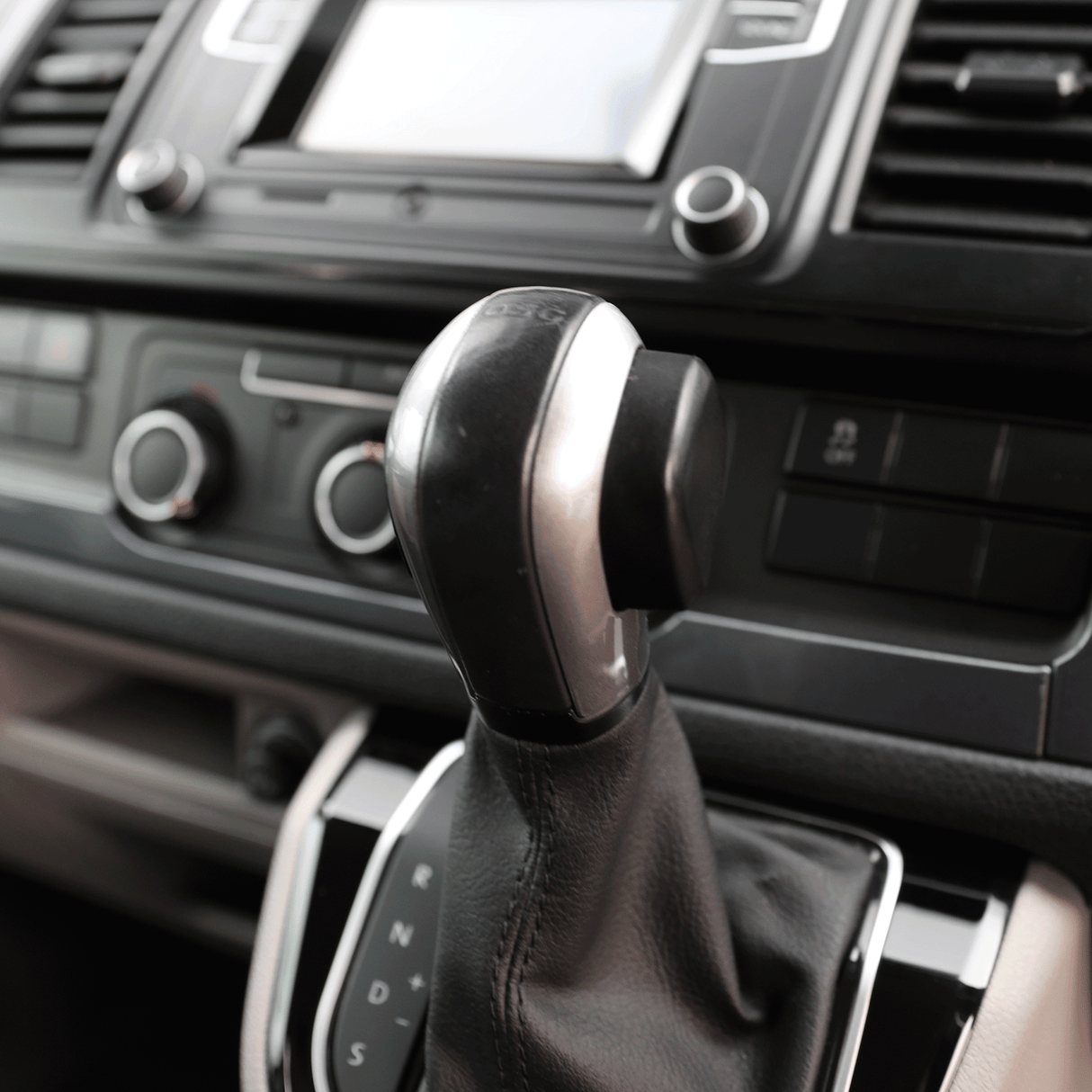 VW T6.1 Transporter Auto/DSG Gear Knob Side Styling Caps - Gun Metal Painted and Ready to Fit