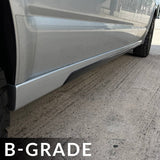 VW T5, T5.1 LWB Side Skirts Reflex Silver Plastic Painted and Ready to Fit (B-Grade)