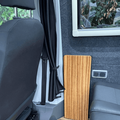 MAN TGE / Crafter Ùr Cab Divider Curtain Kit Campervan Tionndadh
