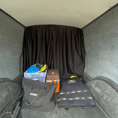 VW T5, T5.1 Neach-còmhdhail Cùl Seat Cab Divider Curtain