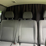 VW T6,T6.1 Transporter Cab Divider Curtain Kit with Rail | Premium Quality Divider for T6,T6.1 Van, Easy Install & Durable - Van-X