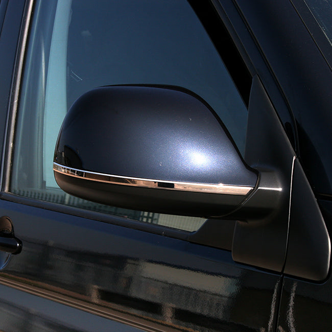 VW T5.1, T6 campervan Wing Mirror Trims Stainless, Latest accessories ...