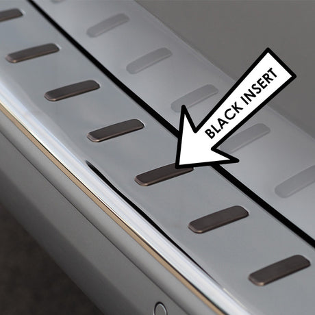 Rear Bumper Protector for VW T6 Tailgate Stainless Steel-8491