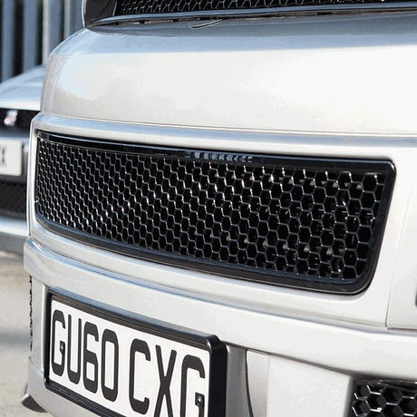 HONEYCOMB BUMPER MESH FOR VW T5.1 (GLOSS BLACK)-0