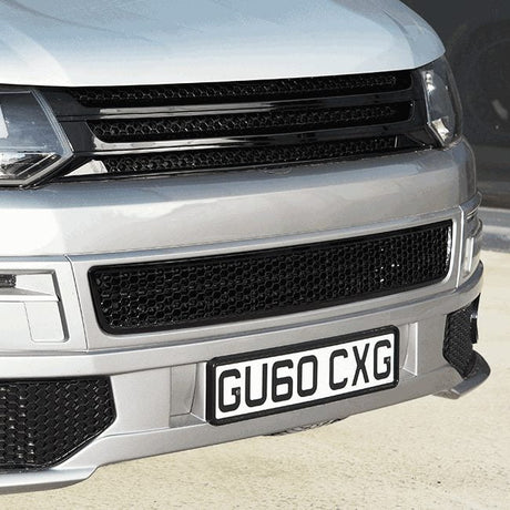 HONEYCOMB BUMPER MESH FOR VW T5.1 (GLOSS BLACK)-29690
