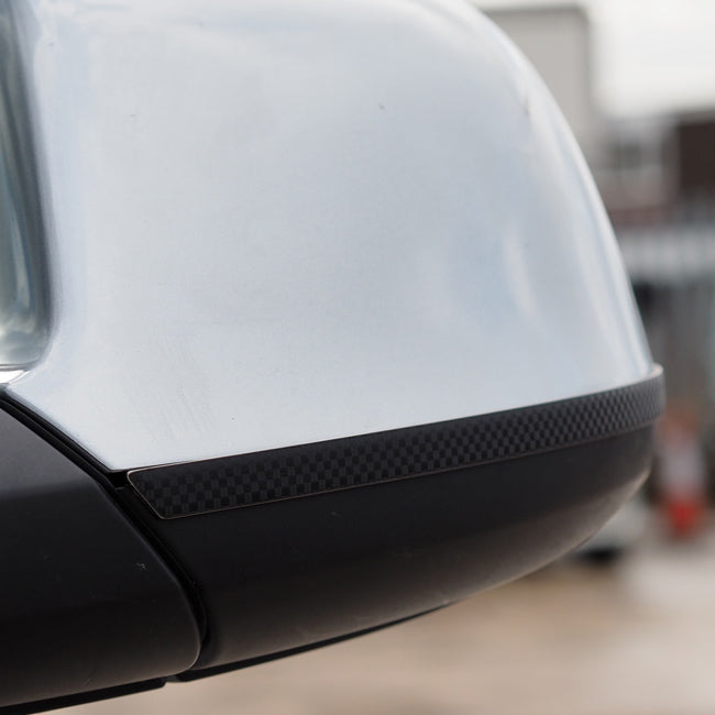 Stainless & Carbon Film Wing Mirror Trims For VW T5.1 / T6-20869