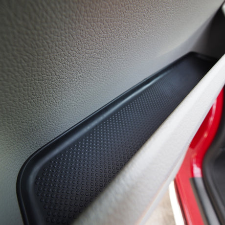 Rubber Door Pocket Inserts for VW T6 Transporter BLACK-20650