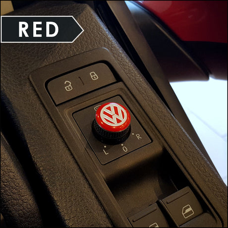 Mirror Switch / Cap (Aluminium) for VW T5, T6, Caravelle, California-6024