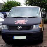 For VW T5 Transporter Bonnet Bra Cover – Welsh Dragon Design | Van-X