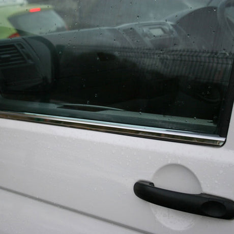 Window Sill Trims for VW T5 Transporter Stainless Steel-0