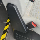 VW T6 Twin Seat Hinge Caps - Matte Black Interior Styling