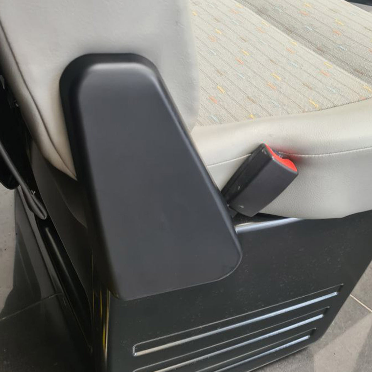 VW T6 Twin Seat Hinge Caps - Matte Black Interior Styling