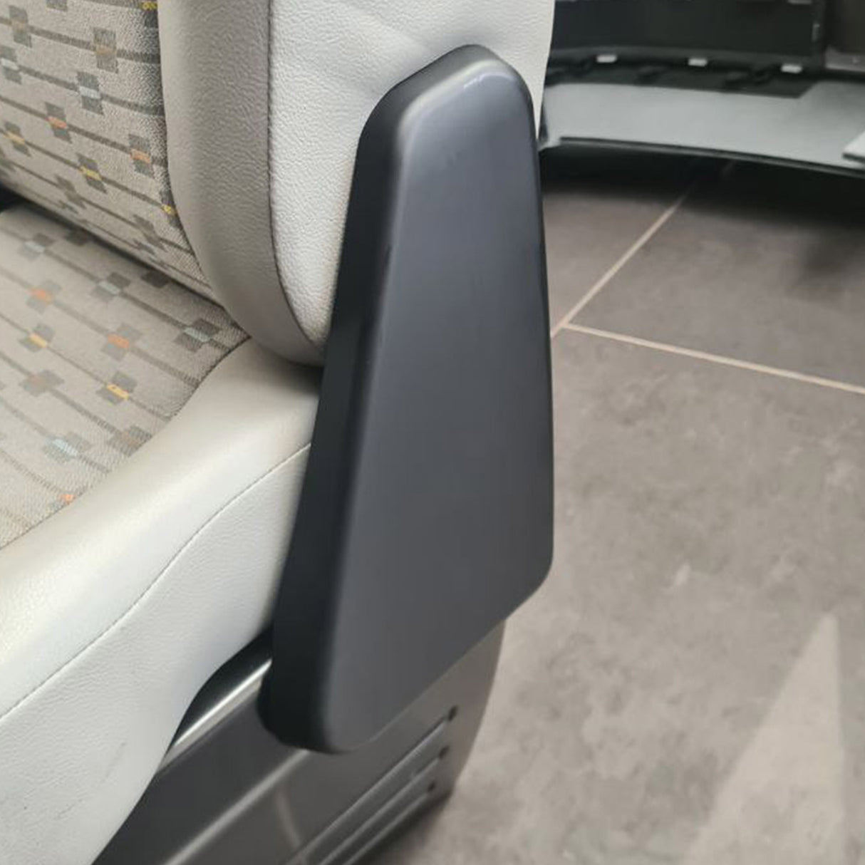 VW T6 Twin Seat Hinge Caps - Matte Black Interior Styling