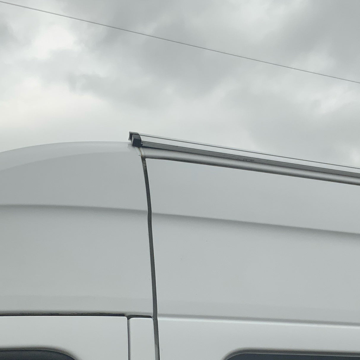 VW Crafter Awning Rails Swb , Mwb, Lwb (Airgead Anodised)