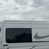 VW Crafter Awning Rails Swb , Mwb, Lwb (Airgead Anodised)
