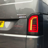 VW T6 15-20 Transporter Tailgate LED Rear Lights Smoked