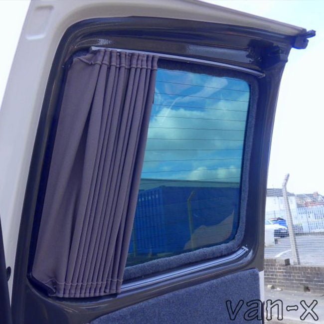 For Ford Transit MK7 Premium 4 x Side 1 x Barndoor Window Curtains Van-X