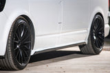 VW T6 Transporter SWB Side Skirts Candy White Plastic Painted and Ready to Fit