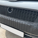 Airson Ford Transit Custom Front Grille Honeycomb atharraichte 2012 - 2018 MK1 Matte Black air a pheantadh agus deiseil airson uidheamachadh