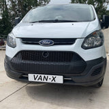 Airson Ford Transit Custom Front Grille Honeycomb atharraichte 2012 - 2018 MK1 Matte Black air a pheantadh agus deiseil airson uidheamachadh