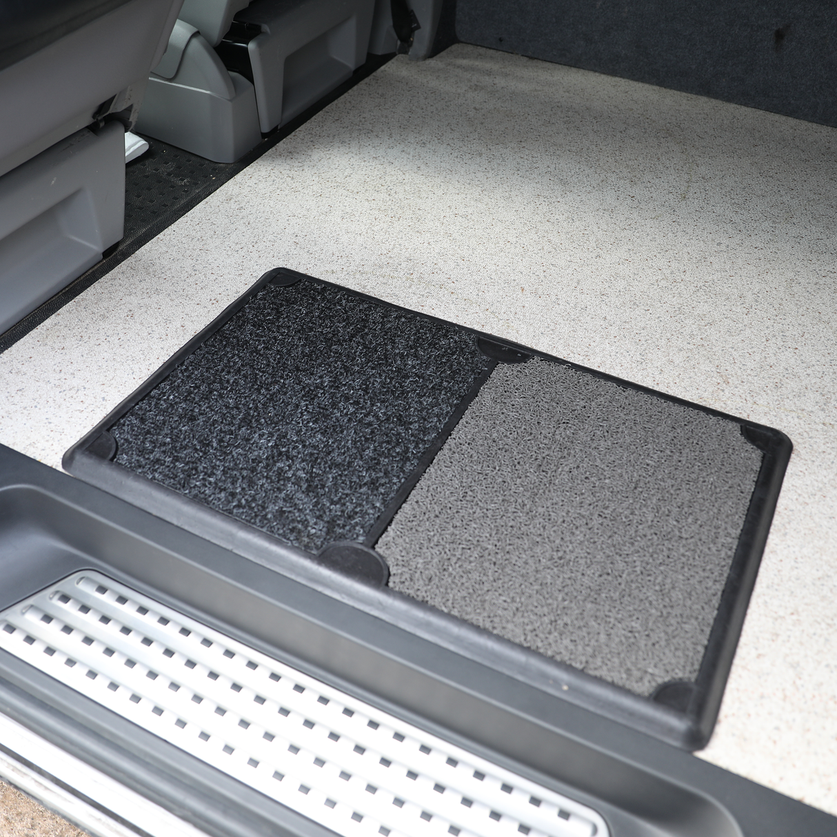 Van-X Disinfectant Sterilizer Door, Floor Entrance Mat Two-Tone