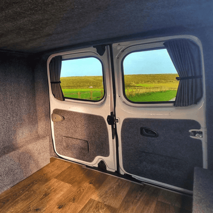 Vauxhall Vivaro Premium 2 x Side 1 x Barndoor Window Curtains Van-X