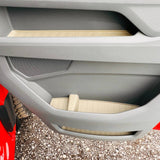 MAN TGE Rubber Door Liner Pocket Inserts Grey