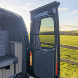 VW Caddy Premium 1 x Barndoor Window Curtains Van-X