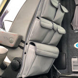 VW T4 Transporter Caravelle Campervan Singilte / Caiptean Seat Leatherette Back Seat Eagraiche Stòradh