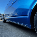 VW T6.1 Transporter SWB short wheel base ABS Side Skirts Painted In Candy White Ready to Fit, latest in style