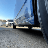 VW T5, T5.1 LWB Side Skirts Reflex Silver Plastic Painted and Ready to Fit (B-Grade)
